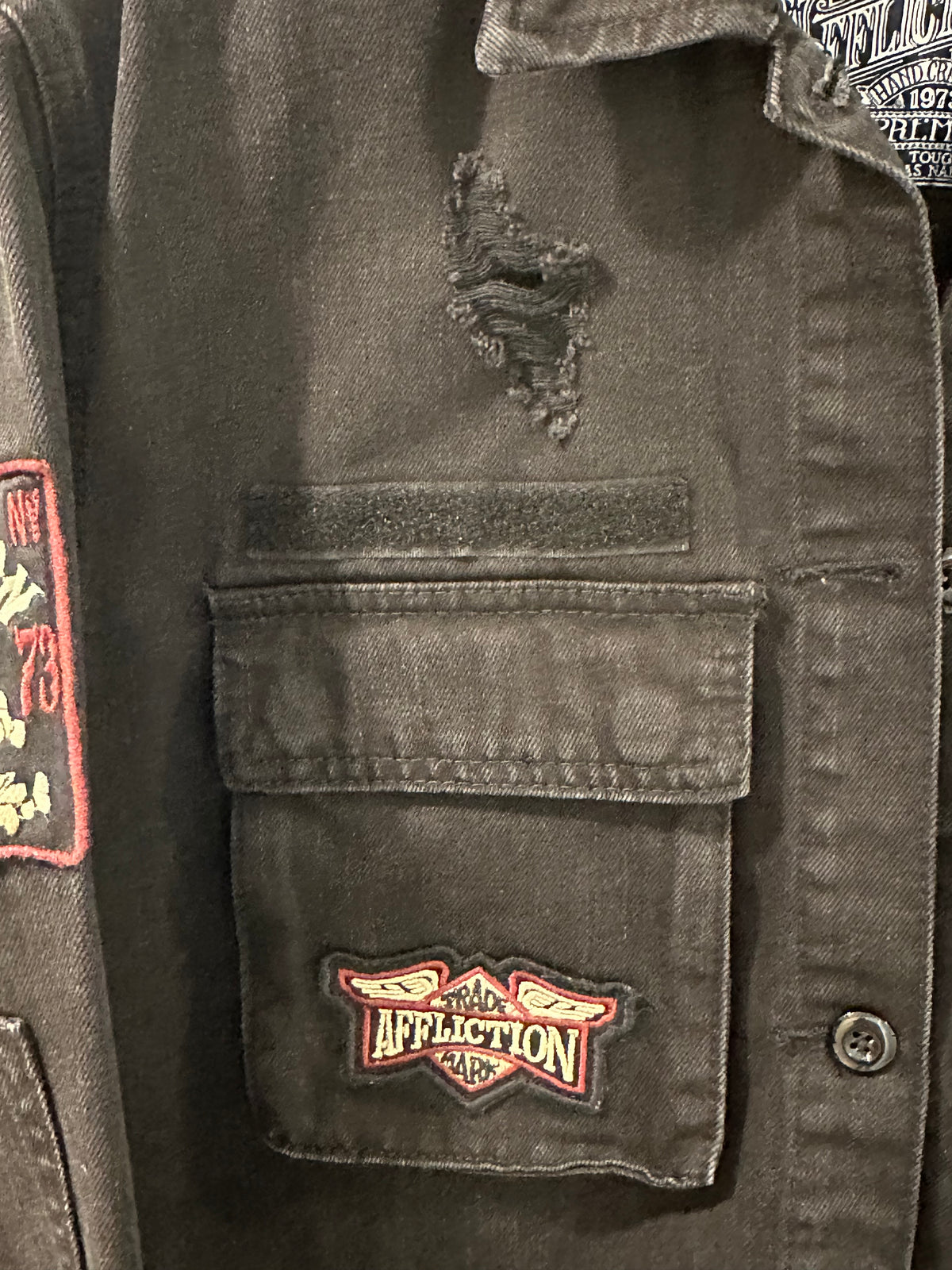 NWOT Affliction Limited Edition Jacket 
“Black Premium - Tough as Nails”