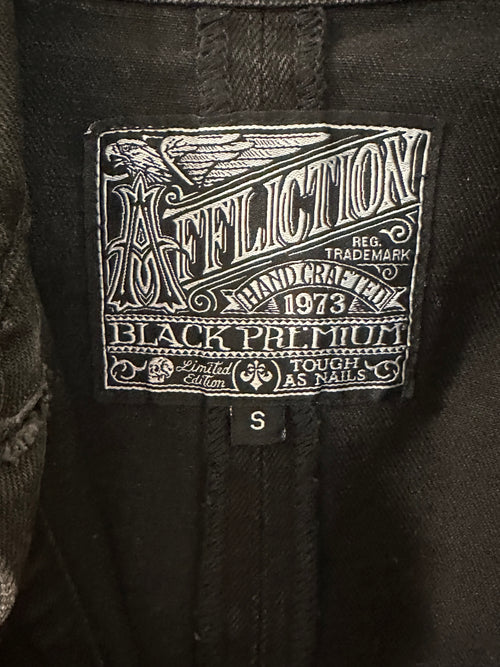 NWOT Affliction Limited Edition Jacket 
“Black Premium - Tough as Nails”