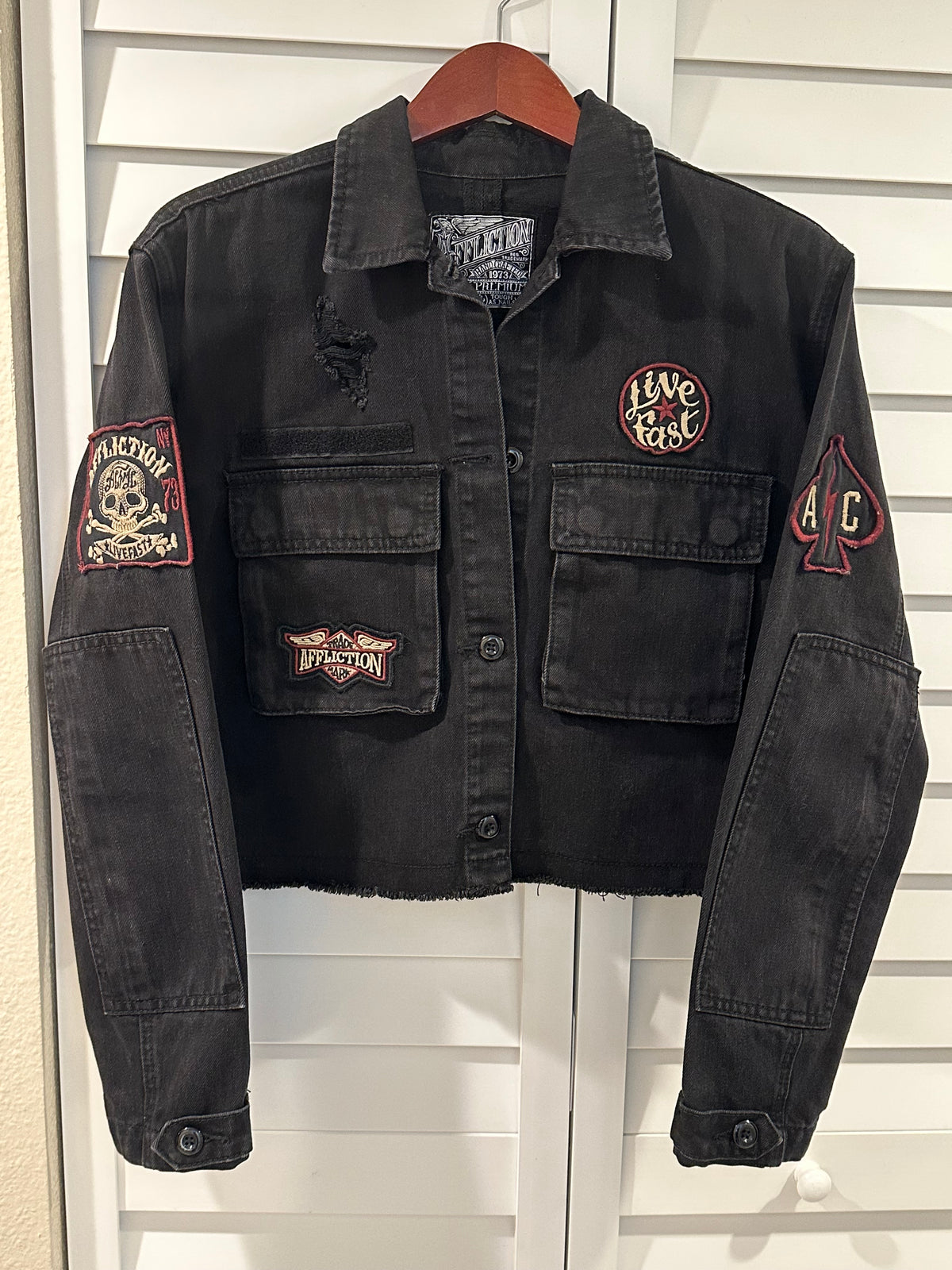 NWOT Affliction Limited Edition Jacket 
“Black Premium - Tough as Nails”